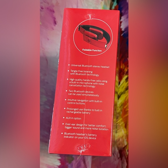 LUXURY Ai PRO HEADSET in Red - Picture 2 of 5